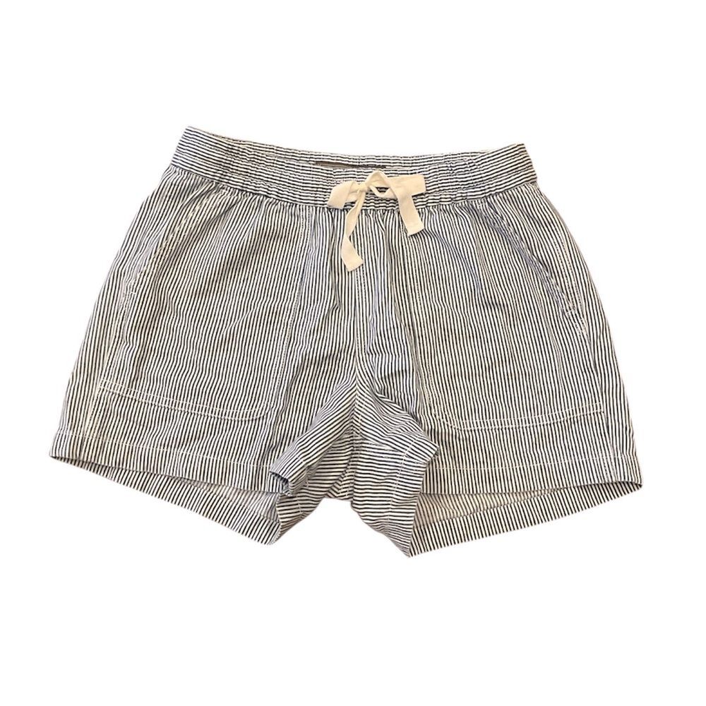 J. Crew Point Sur Blue and White Stripe Seersucker Shorts
